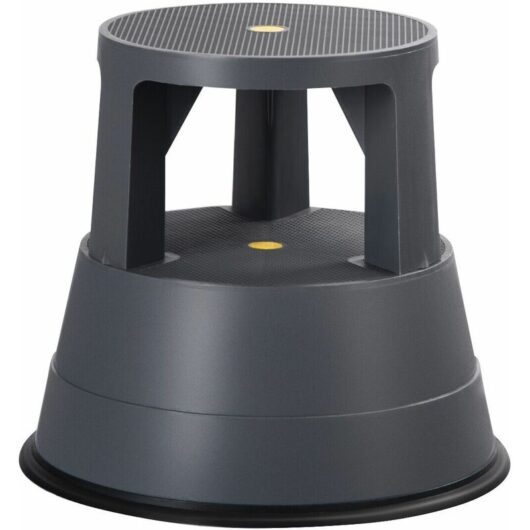 Costway - Step Stool Roller Stool with Casters & Non-slip Rubber Band 150kg Large Capacity