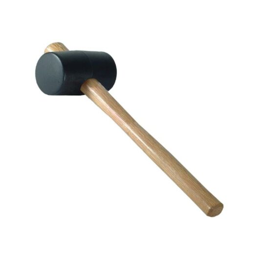 Faithfull - YY08RU025C Rubber Mallet - Black 680g (24oz) FAIRMB212