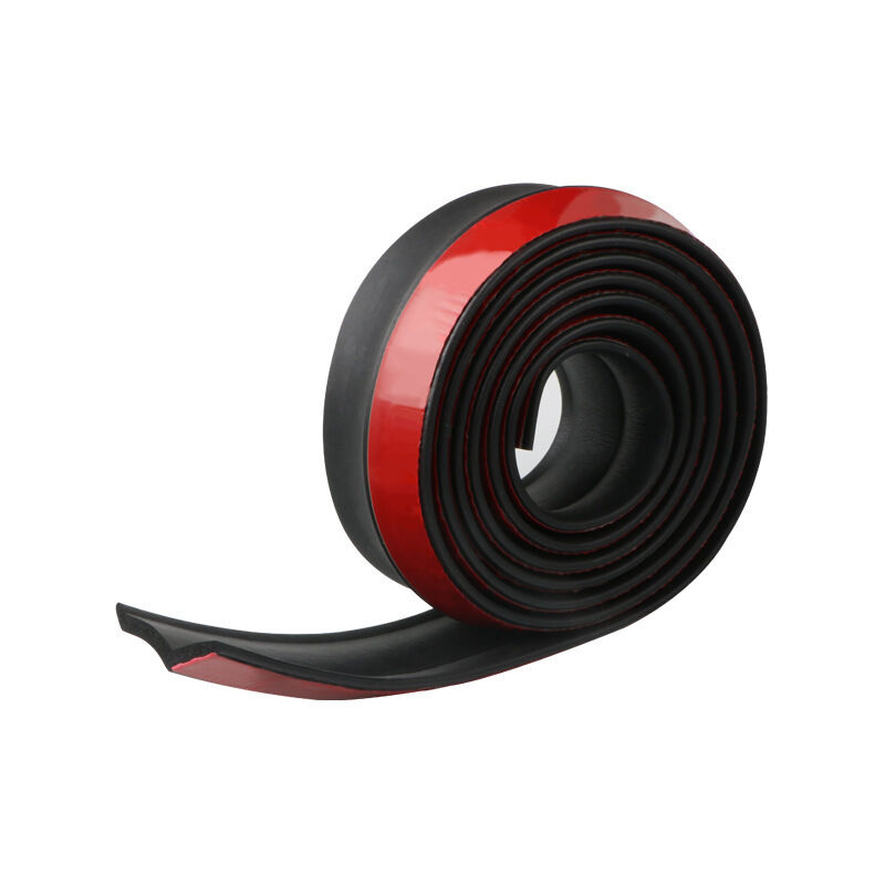 2.5m Multipurpose Rubber Seal Strip, Garage Door Seal Strip, Shutter Doors Seal Strip, Weather Strip Edge Trim Full Wrap Bottom Sealed(5x60mm)