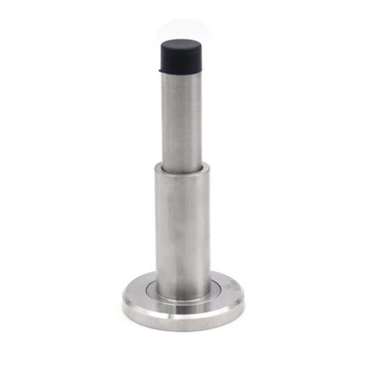Adjustable Door Stop Solid 304 Stainless Steel + Heavy Duty Rubber Door Stopper
