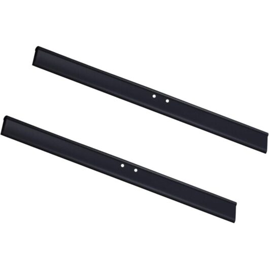 CCYKXA 2PCS Silicone Lip Silicone Lip Scraper Black Rubber 25cm Black