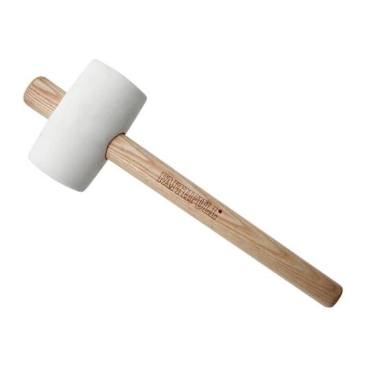 Faithfull FSC White Rubber Mallet 16oz FAIRMWF16FSC