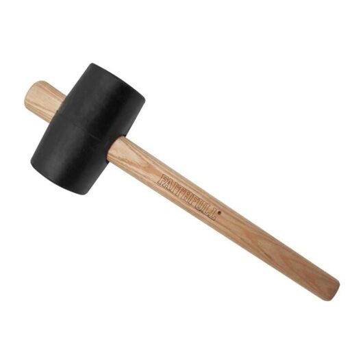 Fsc Black Rubber Mallet 16oz FAIRMB16FSC - Faithfull