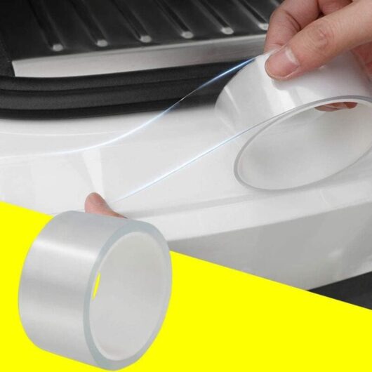 Linghhang - 5cmx10M)Bumper Protector,Car Door Sill Protector,Rim Protectors - 10M Transparent Rubber Car Guard Strip