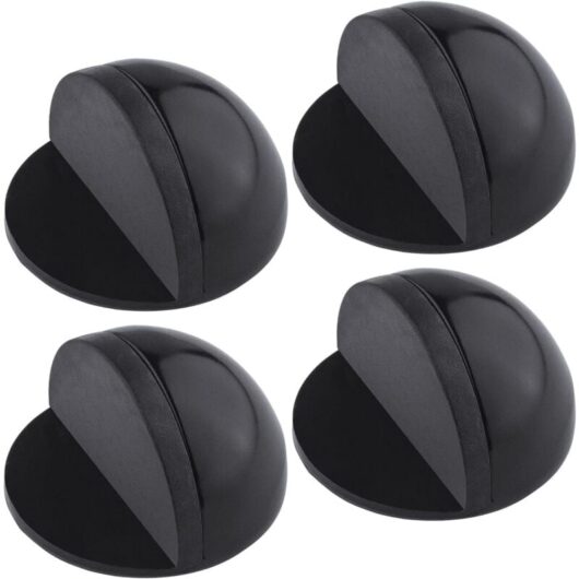 Wall Bumper Protector, Self Adhesive Door Knob Wall Guards Door Stoppers Rubber Bumper Handle Stop 8 Pcs