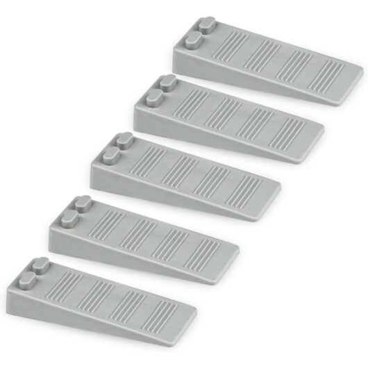 Ccykxa - 5 Pack Soft Rubber Door Stops, Height Adjustable Non-Slip Door Stop, Non-Toxic, Odorless Door Stopper, Protects Floors and Walls, for