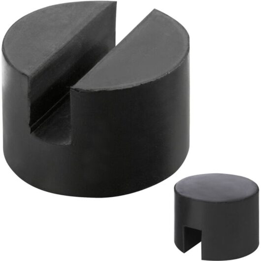 AREBOS Rubber Support Jack Rubber Block Rubber Block Manoeuvring Jack 50 x 35.4 mm