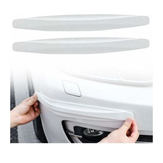 White car bumper strips, bumper rubber strips, bumper protector, anti-collision rubber, anti-collision rubber strips, anti-collision bumper YMYNY