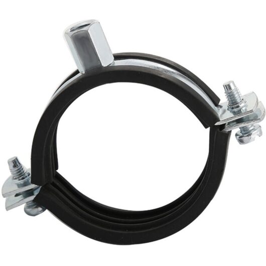 Hose clamps with cross-shaped rubber gasket - M8/10 thread, 1pcs (Ø 315 mm)