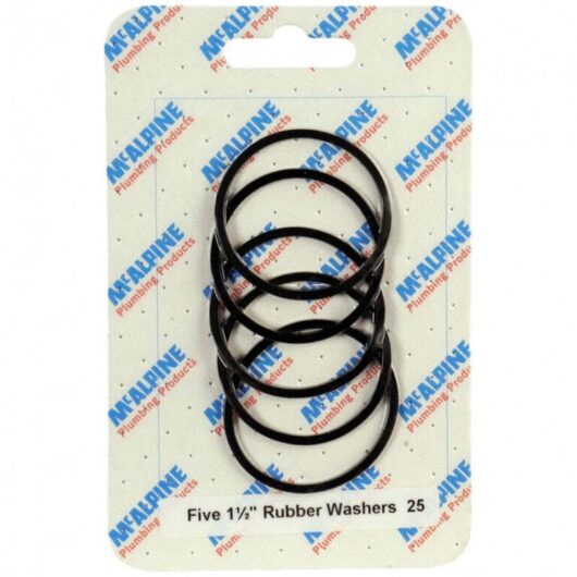 Mcalpine - CARD-25 Five 1½' Rubber Washers - RW2 x 5