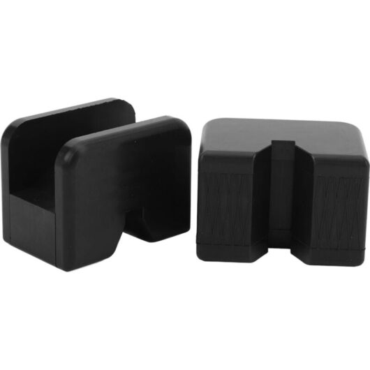 2PCS Rubber Axle Jack Pad Universal Jack Stand Pads Adapter Frame Rail Pinch Welds Protector for Automotive SUV Car