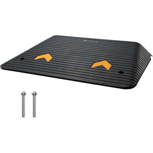 VEVOR Rubber Threshold Ramp Door Ramp 4" Rise 15 tons Load Rubber Curb Ramp