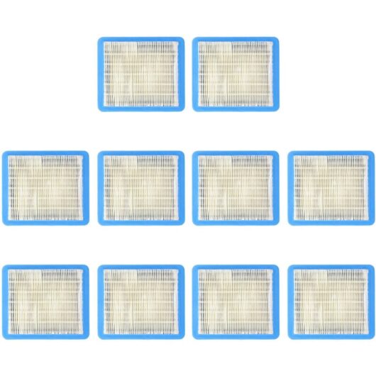10 Pcs Lawn Mower Air Filter Rubber Iron Air Filters Elements for John Deere Lg491588