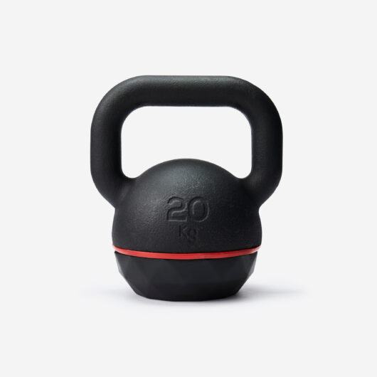 Cast Iron Kettlebell With Rubber Base - 20 kg
