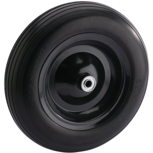 Draper Solid Polyurethane Wheel for 82755 02104 Metal Tray Contractors Wheelbarrow (85L)