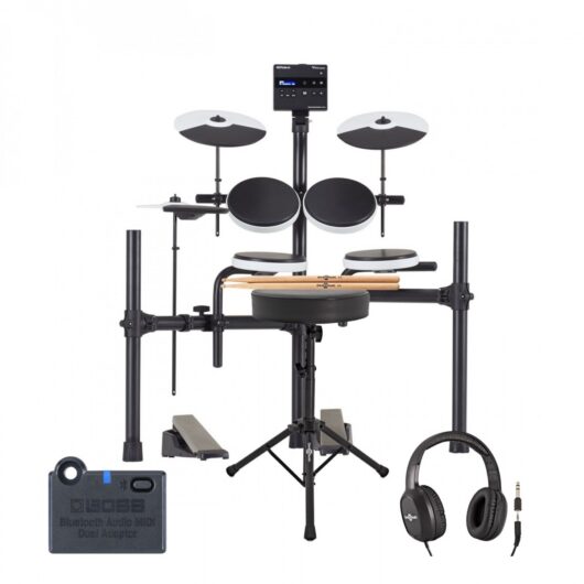 Roland TD-02K V-Drums Kit with Accessory Pack and Bluetooth
