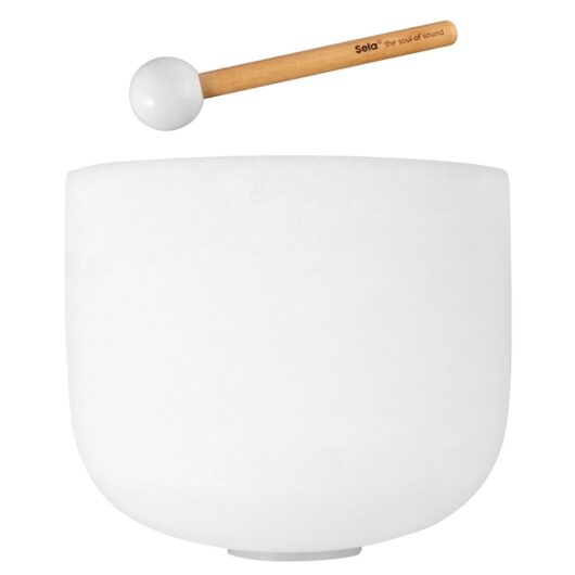 Sela 13" Crystal Singing Bowl 440Hz Note D
