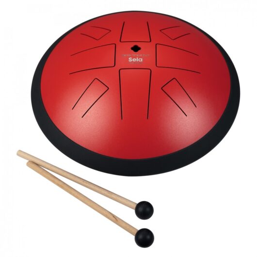 Sela Melody Tongue Drum 10" C Pygmy Red