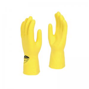 Shield Latex Rubber Household Glove 300mm Large Yellow Pack of 12