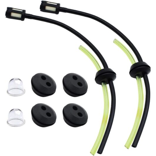 Aiperq - 2 Sets Universal Fuel Filter Seal Pipe Lawn Mower Fuel Line Fuel Pipe Tank Fuel Filter Fuel Pipe Brush Cutter