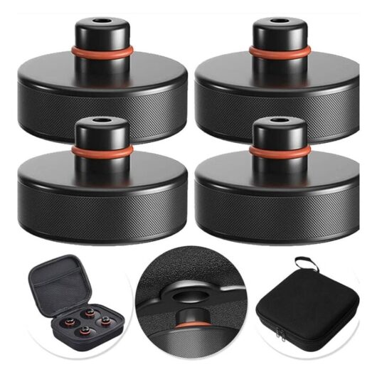 Compatible avec Tesla Model 3/S/X/Y, 4 vérins en caoutchouc avec boîte de rangement, accessoires de voiture Tesla,