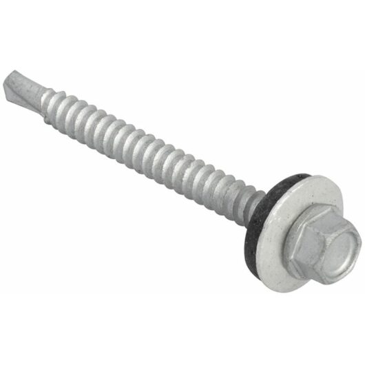 Forgefix - TechFast Hex Head Roofing Screw Self-Drill Light Section 5.5 x 57mm Pac
