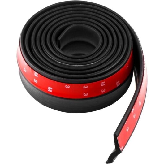 Ikodm - 1 pc 3M Garage Door Seal, Rubber Strip for Rolling Door Bottom, Flap Door Seal, Dustproof