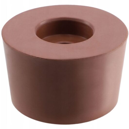 KADAX rubber stopper, cork with hole for fermentation lock, 5.5 cm