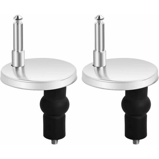 Muff - Pack Stainless Steel Toilet Seat Hinges Universal Toilet Seat Hinge Toilet Seat Hinge Replacement Parts Toilet Seat Fixing Hinge Screws