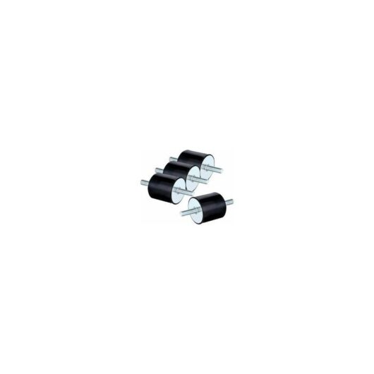Silent Bloc M8, 4pcs Plot Anti Vibration Silenbloc Caoutchouc, Double Extrémités Vis Absorbeur Anti Vibration pour Bateau Voiture Amortisseur