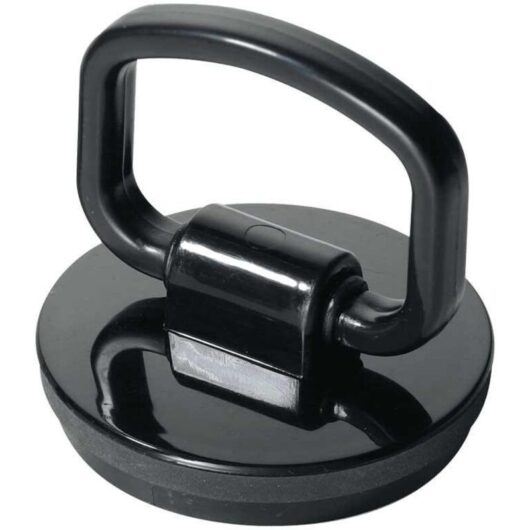 McAlpine BP2H 1¾" Black Plastic Plug with Handle and Rubber Seal