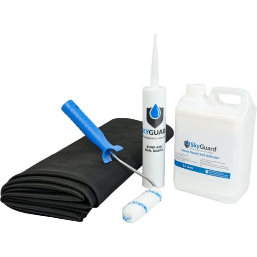 Skyguard Shed Roof Kit - EPDM Rubber Roofing Kit for Sheds & Outbuildings (1.4m x 1.1m)