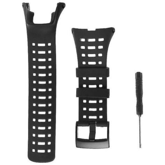 Soft Rubber Watch Band for Suunto Ambit 1 2 3 Sport Watch, Loop Strap