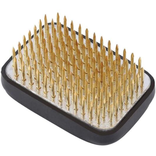 Square Flower Arranging Pin, Kenzan Ikebana Flower Arrangement Fixing Tool