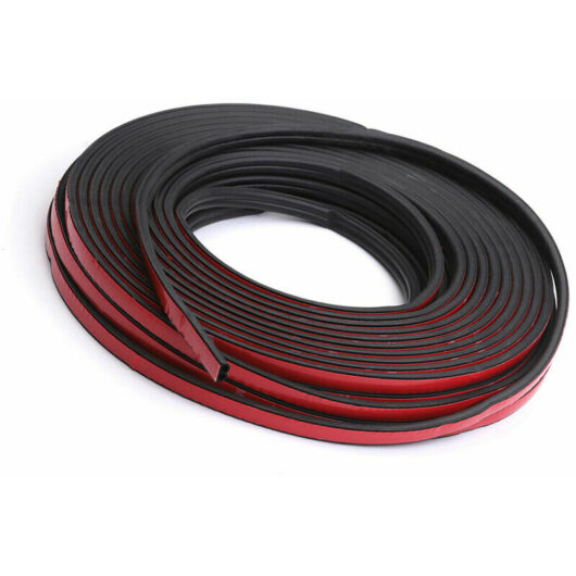 5M Car Door Seal Strips Auto Rubber Seals Sticker Noise Insulation b Shape Weatherstrip Rubber Seals Dustproof Auto Interior Accessories