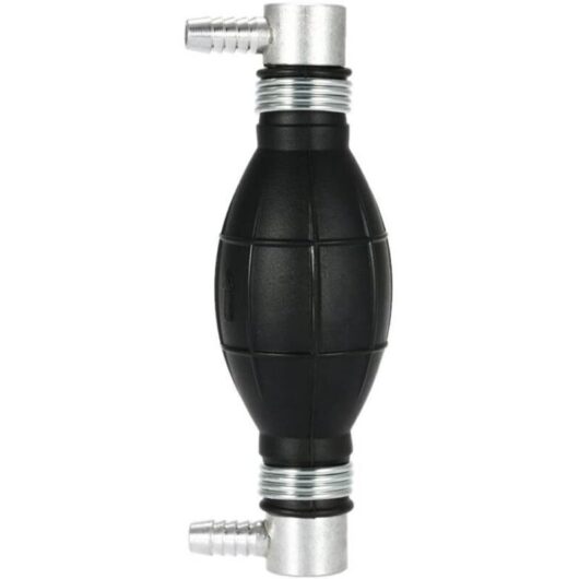 1 hand-operated petrol pump, fuel-resistant rubber, 8 mm, for cars, motorcycles, and boats
