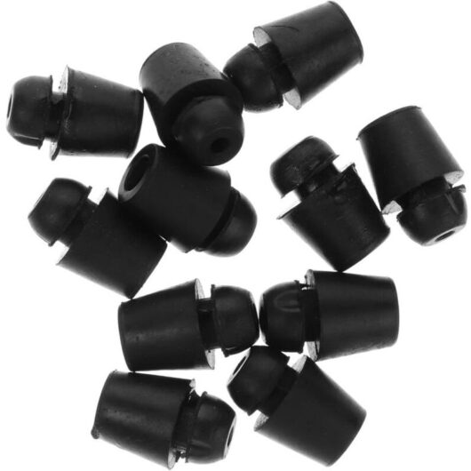 10 Pieces Rubber Shock Absorbers for Car Doors, Anti-Shock Door for Hood, Automotive Safety Accessories