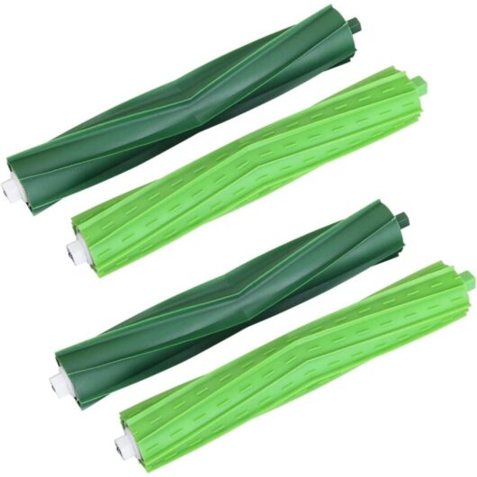 4 pieces main brush for Irobot Roomba i7 i7 Plus i3 i3+ i4 i4+ i6 i6+ i8 i8+ j7 j7+ E5 E6 E7 vacuum cleaner, spare parts brush cassette for Roomba i7
