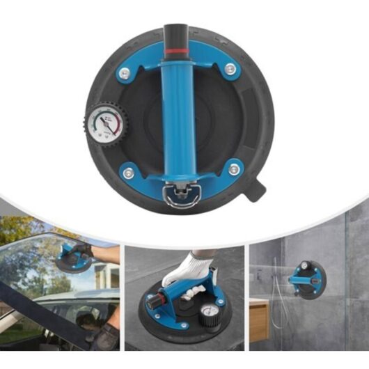 8" Heavy Duty Vacuum Suction Cup Glass Granite Lifting Lifter Sucker 240lbs Load