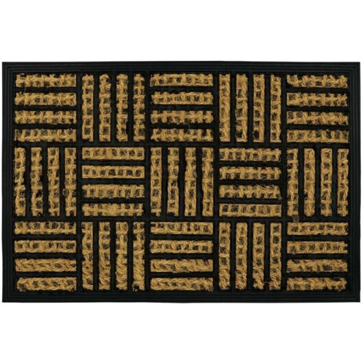 Alba Woven Tuffscrape Doormat, 40x60cm, Squares
