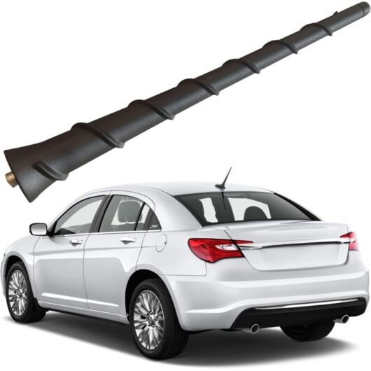 CCYKXA Rubber antenna for Chrysler 200 (2011-2014), Chrysler 200 Premium Radio Reception Antenna - Car Wash Resistant, 8-inch Internal Copper Coil