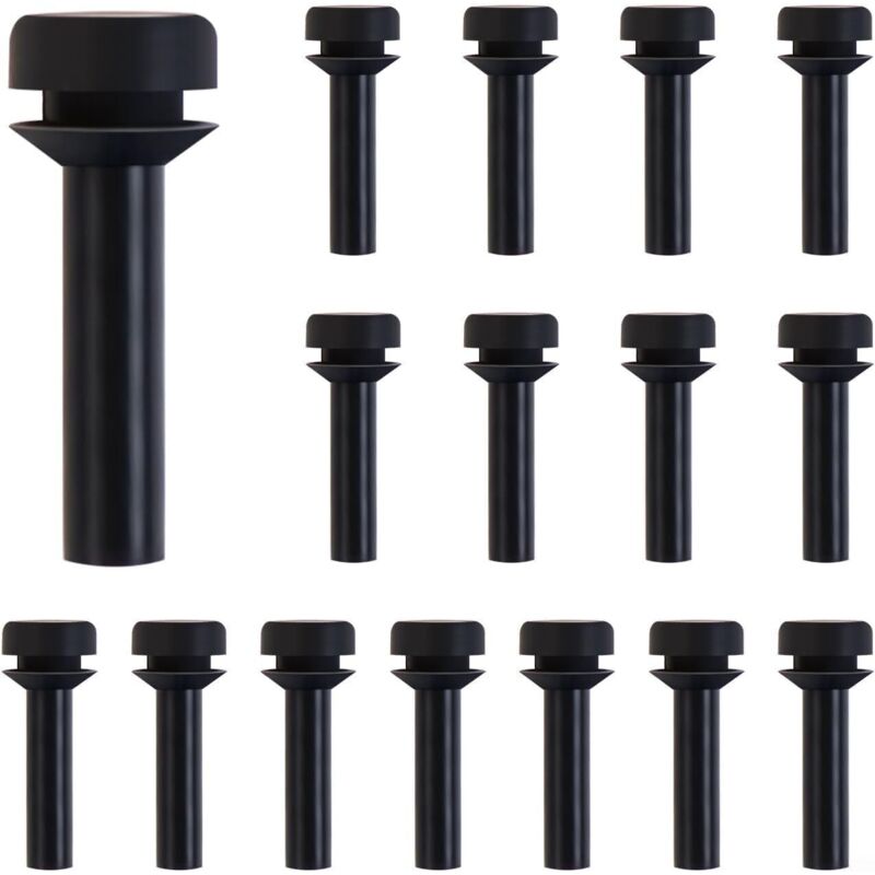 CCYKXA Set of 16 replacement rubber feet for gas stove grates, compatible with WB20X24790, durable high-temperature performance