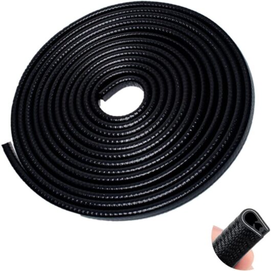 Cyslmuk - Car Door Edge Protector, 10m Car Door Edge Protector Rubber Seal u Shape Edge Protector for Car Truck suv