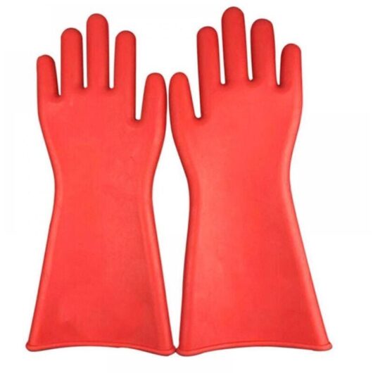 [NEVER USED] Electrician's gloves, electrical insulating gloves, 12kV rubber insulating gloves for electricians, 40×18cm