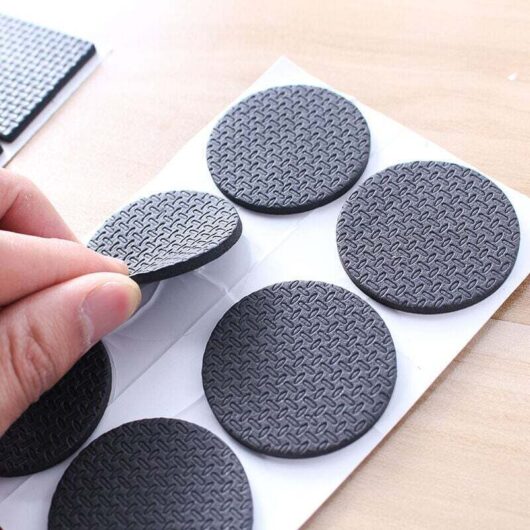 Non-slip pads - High-quality rubber pads - 24 pieces, 50 mm - Floor protectors - Self-adhesive anti-slip pads - Adhesive rubber pads - Keep your