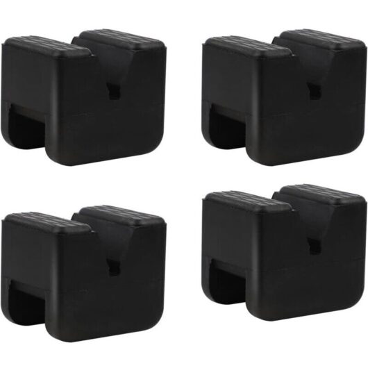 Pcs Rubber Pads for Car Jack 60 × 50 × 44mm for Trolley Jack, Universal Rubber Pad for Cars/SUVs, Sturdy and Practical