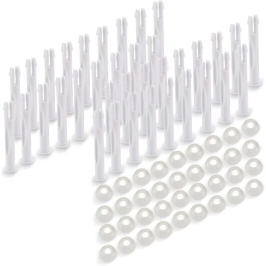 Rubber Seal and Joint Pin Kit 25018 - 2.75' Long Pool Pin Seal Kit for Intex 13' to 24' Round Metal Frame Pools, 36 Pack