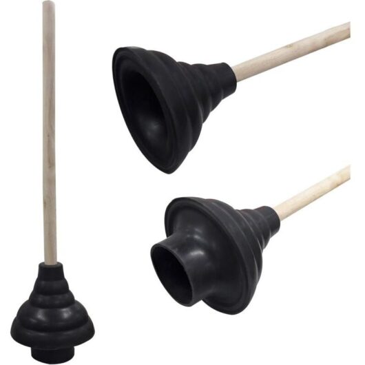Rubber toilet unblocker for bathrooms, sinks and drains - Use in homes, commercial and industrial buildings PL10091701