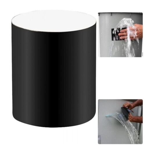 Super Waterproof Rubber Tape, Repair Tape for Sealing Leaks, Preventing Leaks - Black