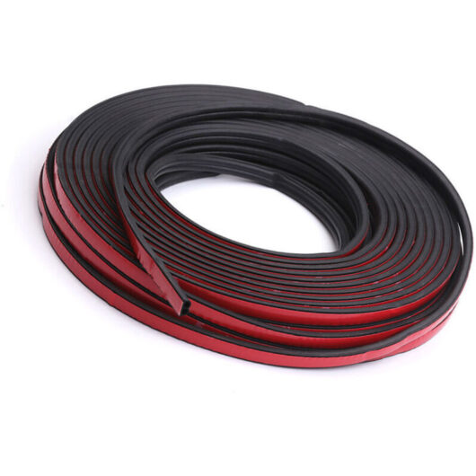 5M Car Door Seal Strips Auto Rubber Seals Self-Adhesive Noise Insulation B Shape Weatherstrip Dustproof Rubber Seals Automotive Interior Accessories,